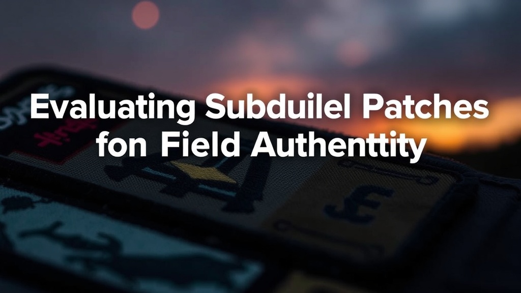 Evaluating Subdued Patches for Field Authenticity