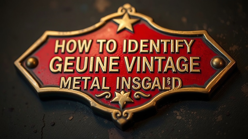 How to Identify Genuine Vintage Metal Insignia