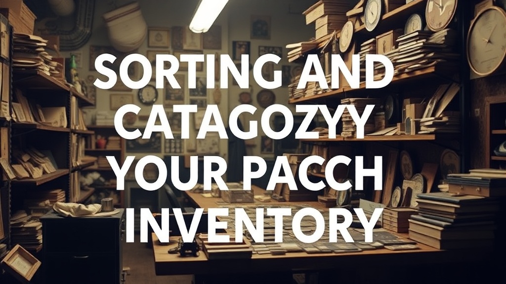 Sorting and Categorizing Your Vintage Patch Inventory