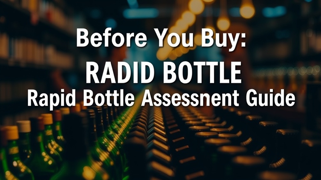 Before You Buy: A Rapid Bottle Assessment Guide