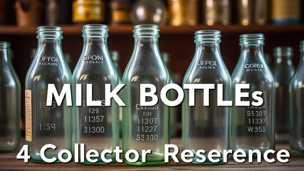 Decoding Vintage Milk Bottle Dates: A Collector's Reference