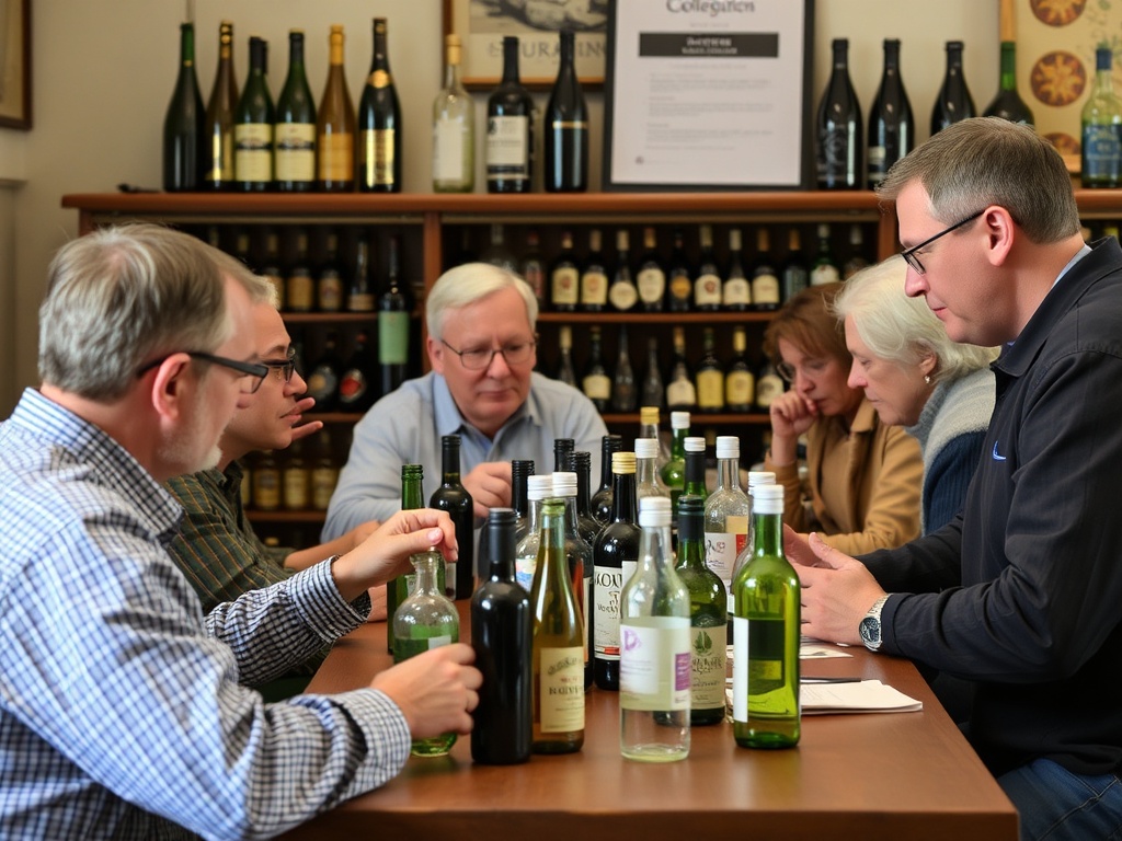 A collector group discussing bottles in an online forum