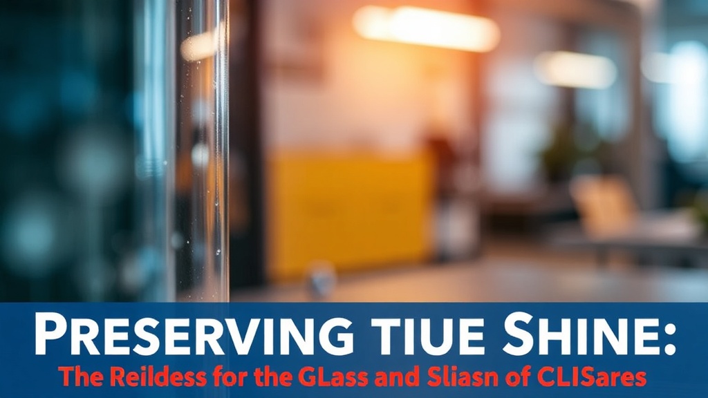 Preserving the Shine: Best Practices for Glass and Metal Care