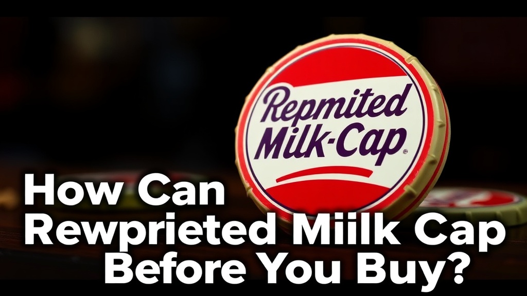 How Can You Spot a Reprinted Milk Cap Before You Buy?