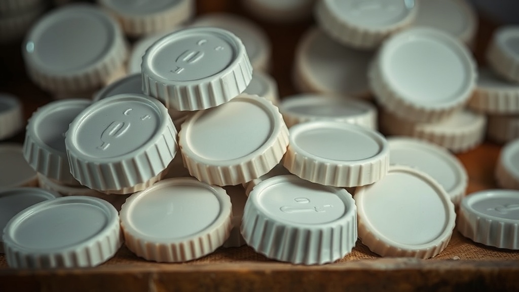 Store Milk Caps Flat to Prevent Warping and Damage