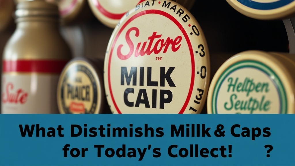 What Distinguishes Truly Historic Milk Caps for Today's Collector?