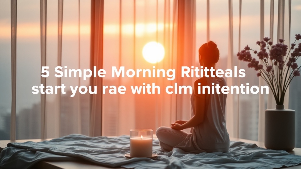 5 Simple Morning Rituals to Start Your Day with Calm Intention