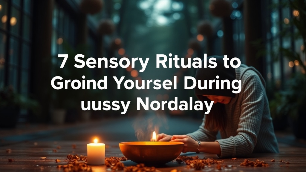 7 Sensory Rituals to Ground Yourself During a Busy Workday