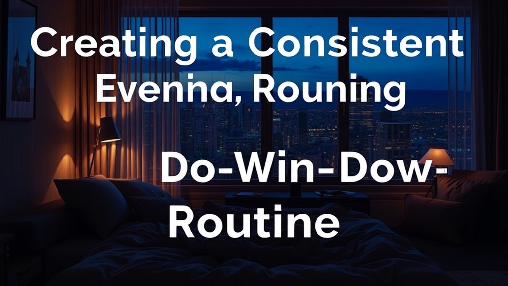 Creating a Consistent Evening Wind-Down Routine