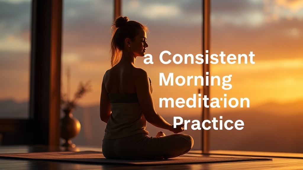 Creating a Consistent Morning Meditation Practice