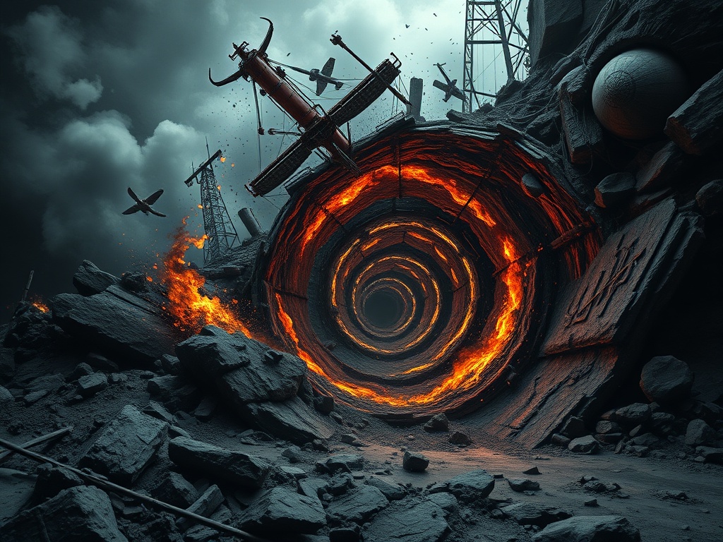 timeline shrinking from long chaotic spiral to short controlled recovery, visual metaphor