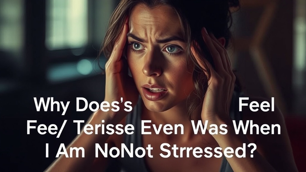 Why Does My Body Feel So Tense Even When I Am Not Stressed?