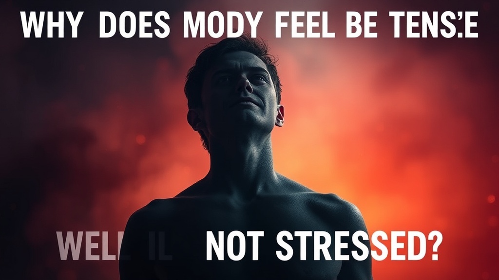 Why Does My Body Feel Tense Even When I Am Not Stressed?
