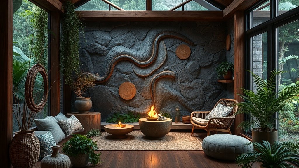 Creating a Calming Sanctuary with Natural Textures