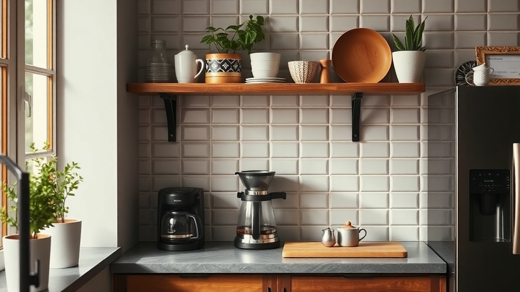 Curating a Functional Coffee Station in Small Kitchens