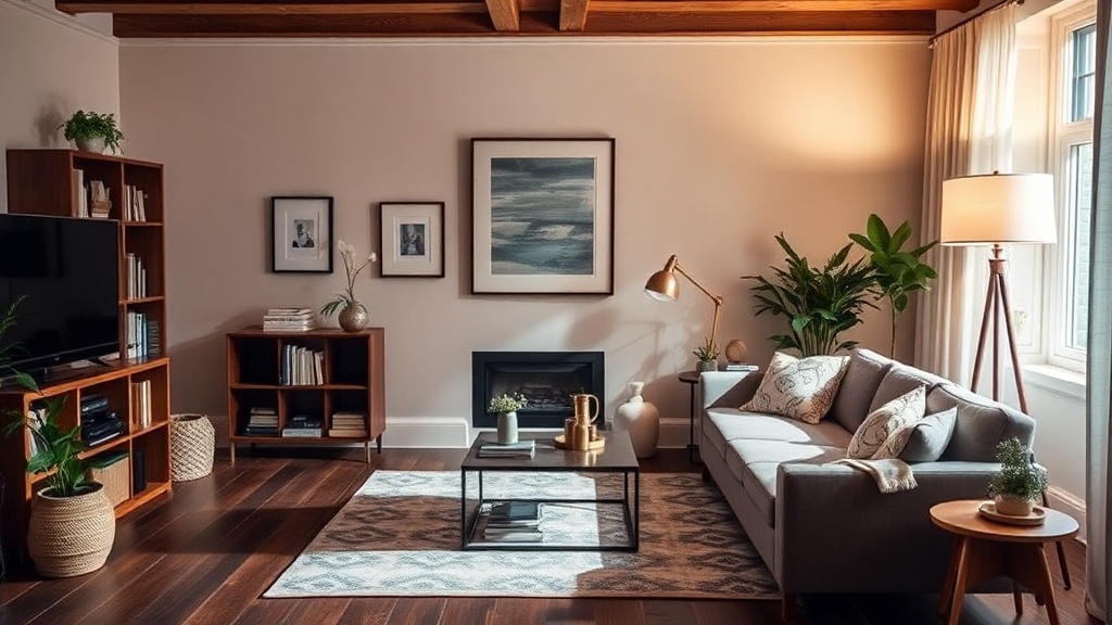 How to Create a Calm, Clutter-Free Living Room on a Budget