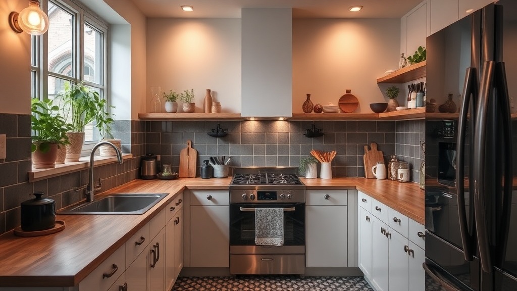 Ingenious Ways to Make Your Compact Kitchen Feel Expansive and Work Harder