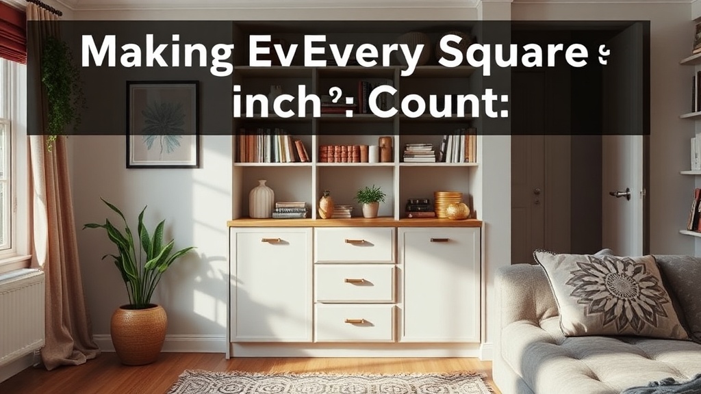 Making Every Square Inch Count: Clever Storage Strategies for Compact Living