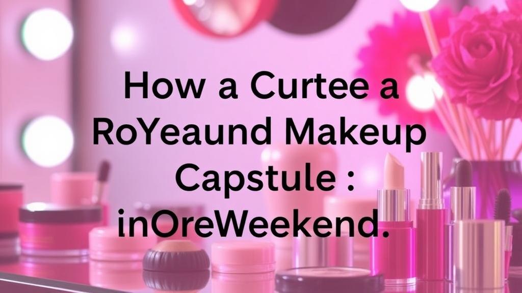 How to Curate a Year-Round Makeup Capsule in One Weekend