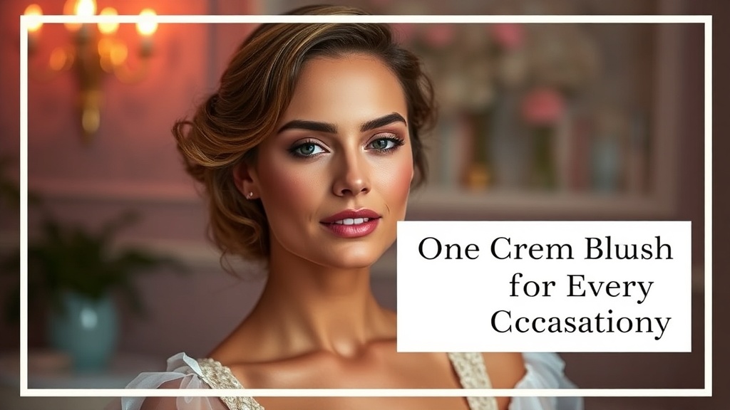 One Cream Blush for Every Occasion