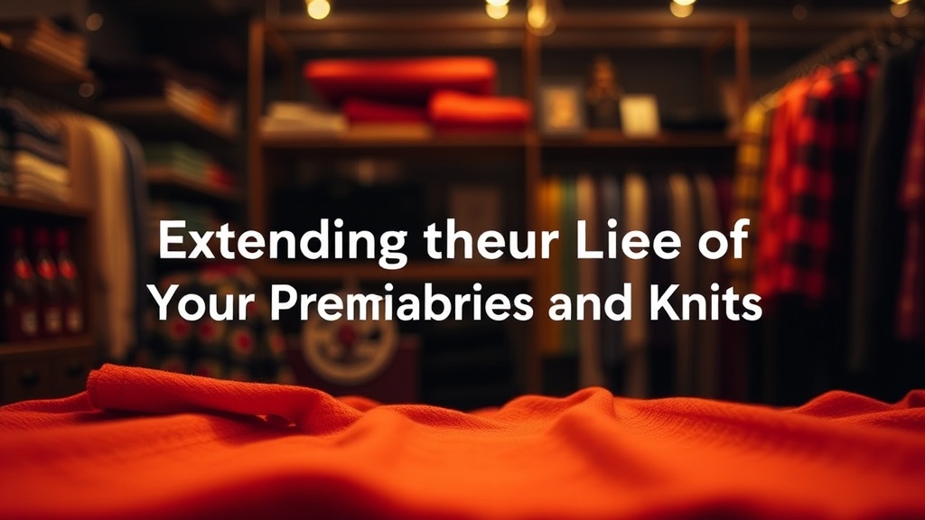 Extending the Life of Your Premium Fabrics and Knits