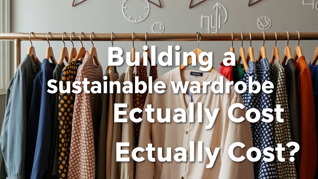 What Does Building a Sustainable Wardrobe Actually Cost?
