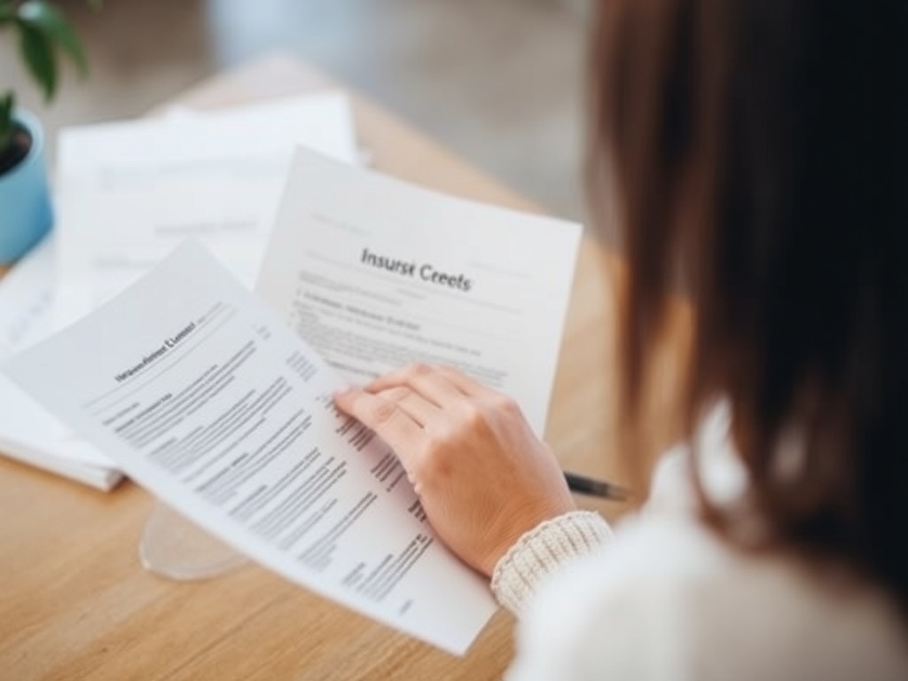 A person reviewing their insurance documents or speaking with an agent.