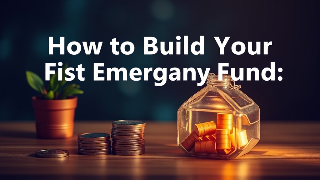 How to Build Your First Emergency Fund: A Step-by-Step Guide