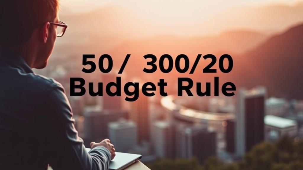 The 50/30/20 Budget Rule: A Simple Guide to Financial Freedom