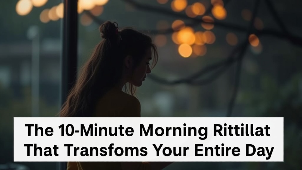 The 10-Minute Morning Ritual That Transforms Your Entire Day