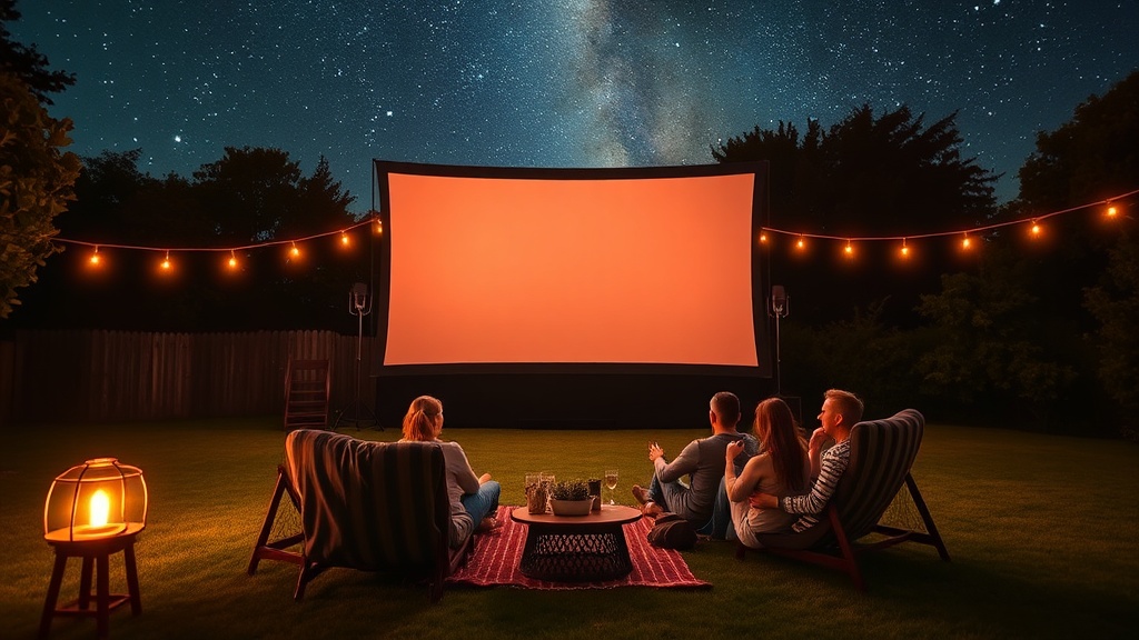 Hosting a Backyard Movie Night Under the Stars