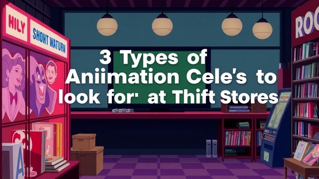 3 Types of Animation Cels to Look for at Thrift Stores