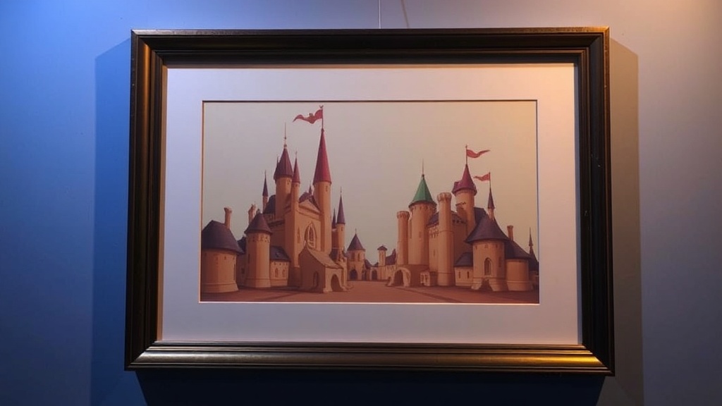 How to Frame and Preserve Vintage Disney Animation Cels