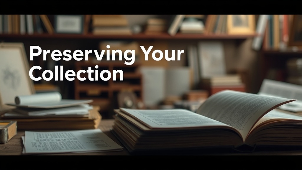 Preserving Your Collection with Acid-Free Materials