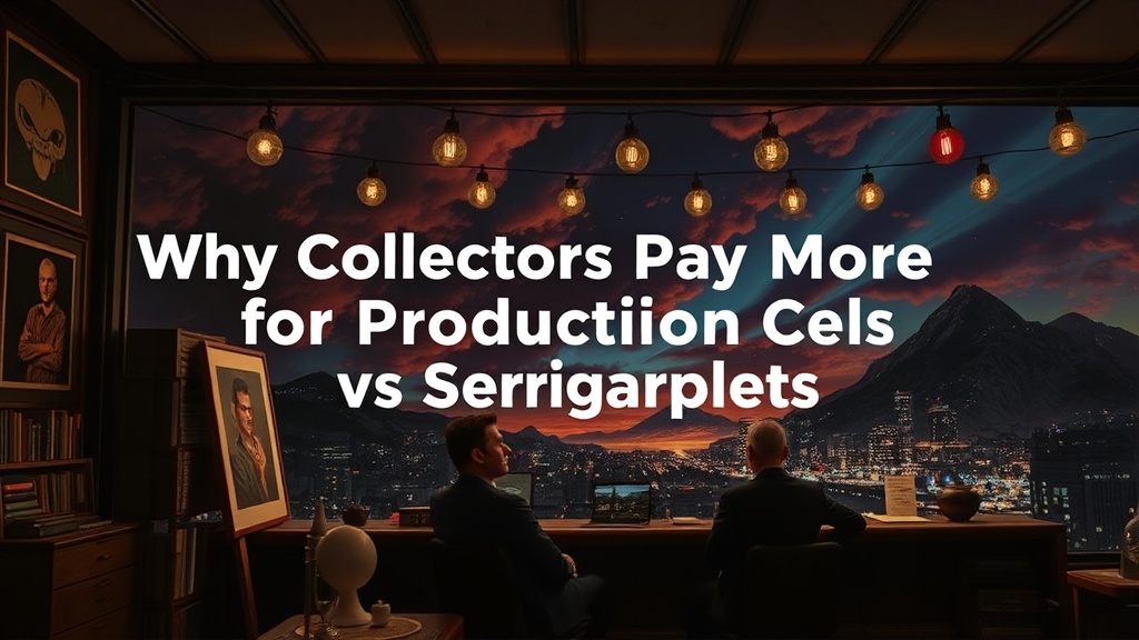 Why Collectors Pay More for Production Cels vs Serigraphs