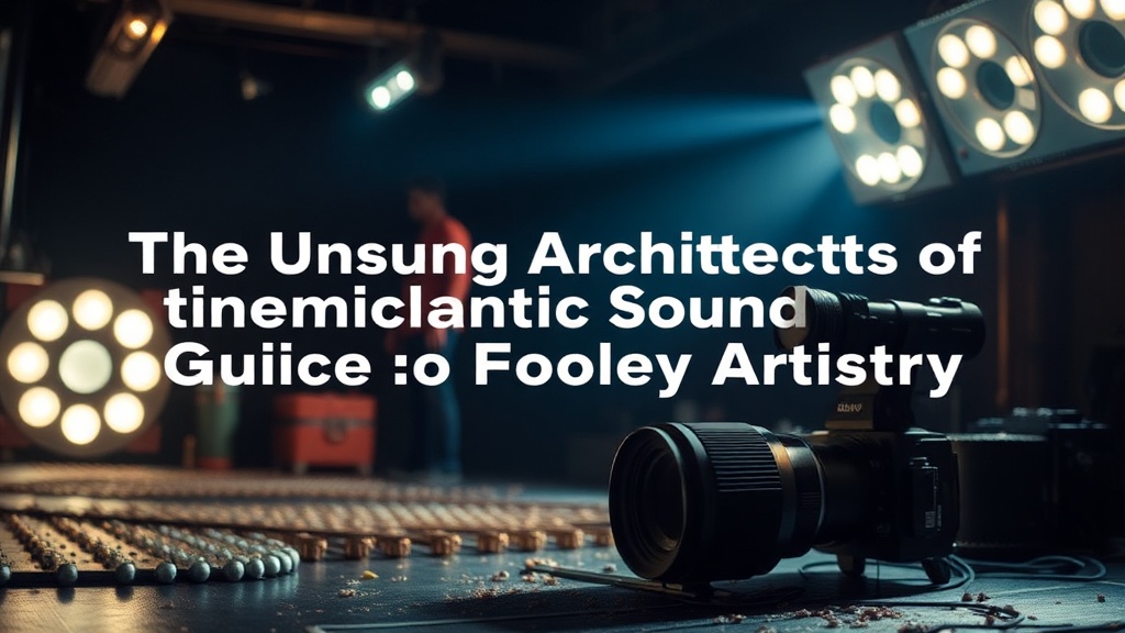 The Unsung Architects of Cinematic Sound: A Guide to Foley Artistry