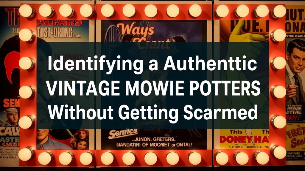 Identifying Authentic Vintage Movie Posters Without Getting Scammed