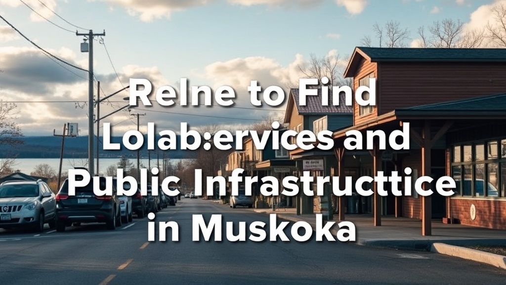 Where to Find Reliable Local Services and Public Infrastructure in Muskoka