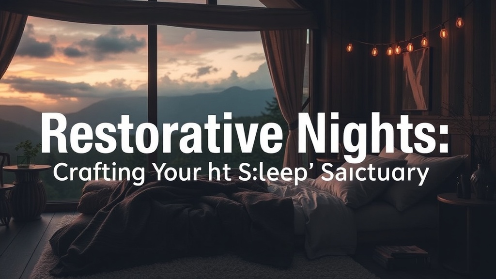 Restorative Nights: Crafting Your Natural Sleep Sanctuary