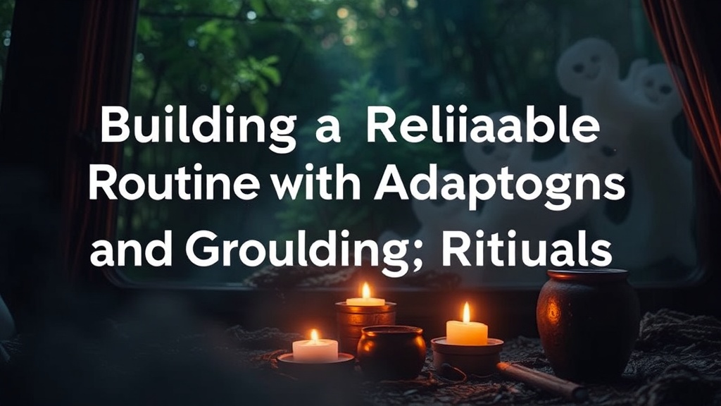 Building a Reliable Routine with Adaptogens and Grounding Rituals
