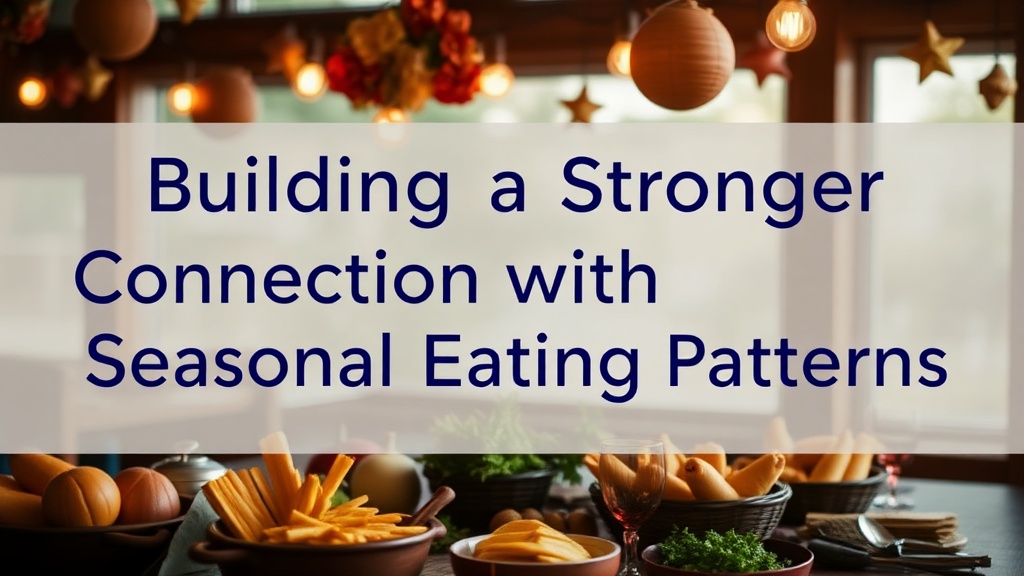 Building a Stronger Connection with Seasonal Eating Patterns