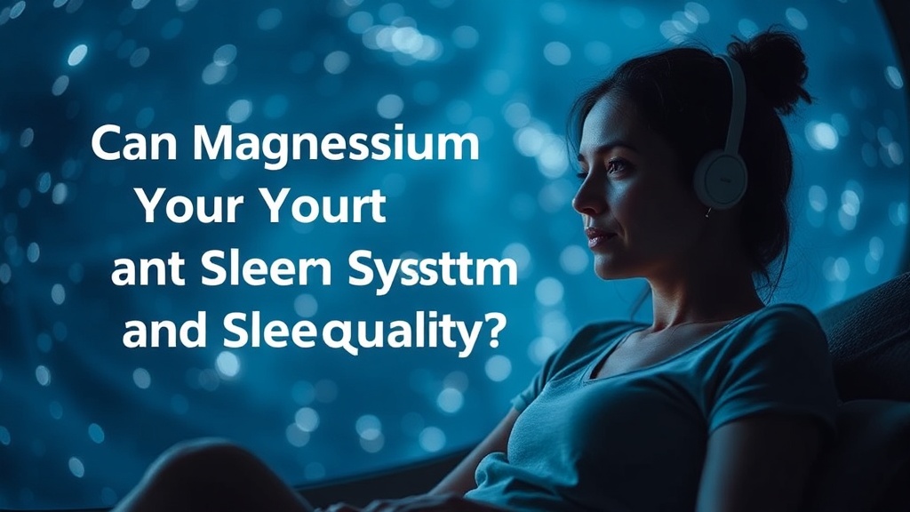 Can Magnesium Support Your Nervous System and Sleep Quality?