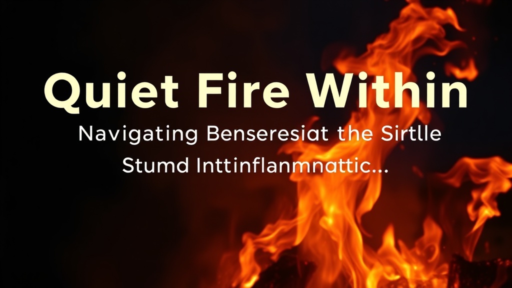 Quiet Fire Within: Navigating the Subtle Signs of Chronic Inflammation