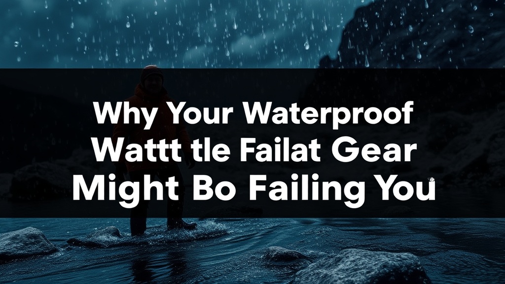 Why Your Waterproof Gear Might Be Failing You