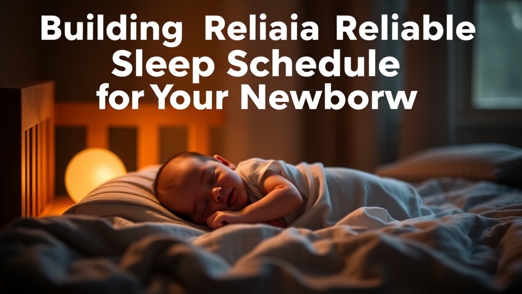 Building a Reliable Sleep Schedule for Your Newborn