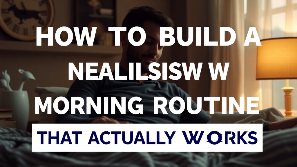 How to Build a Realistic New Dad Morning Routine That Actually Works