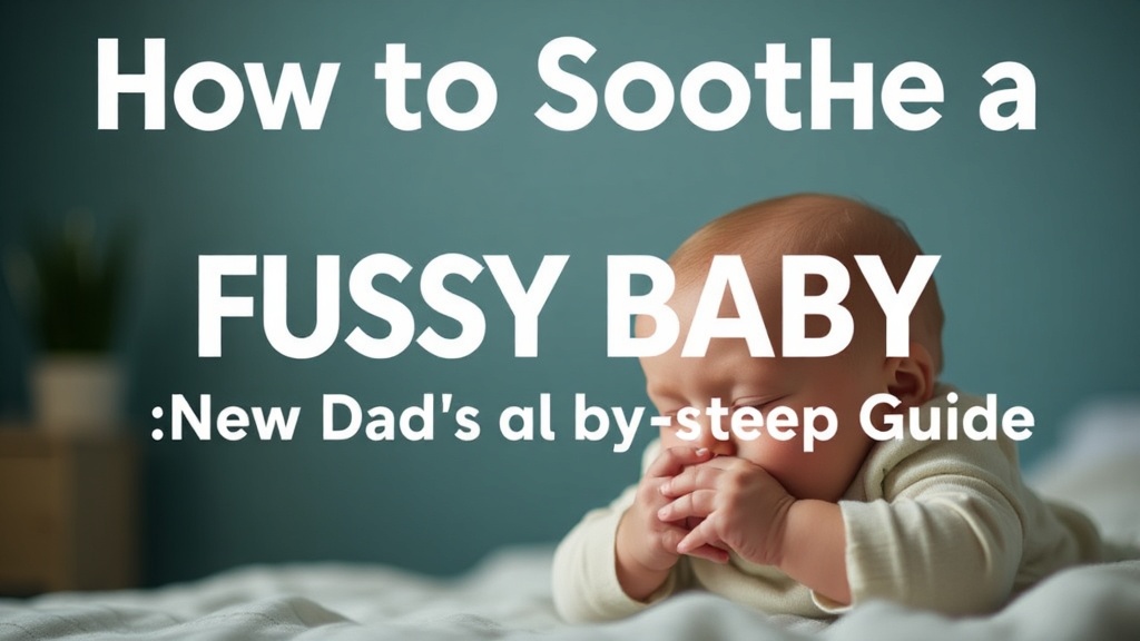 How to Soothe a Fussy Baby: A New Dad's Step-by-Step Guide