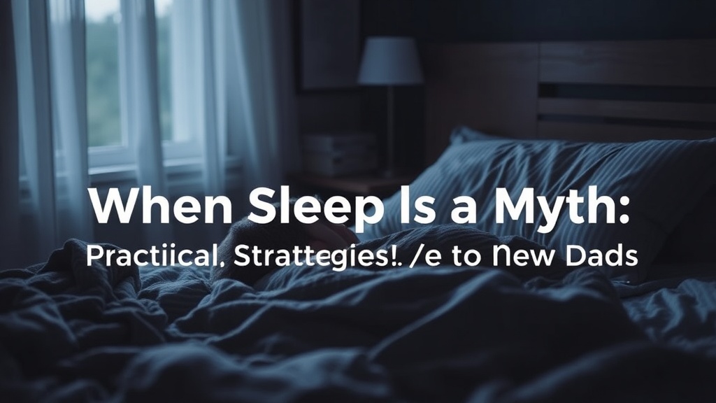 When Sleep Is a Myth: Practical Strategies for New Dads to Find Rest