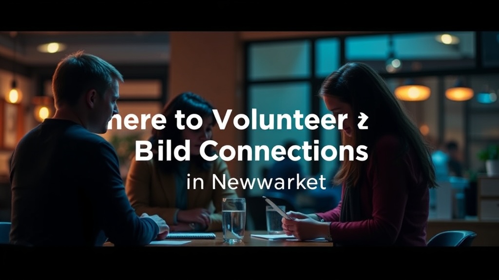 Where to Volunteer and Build Connections in Newmarket