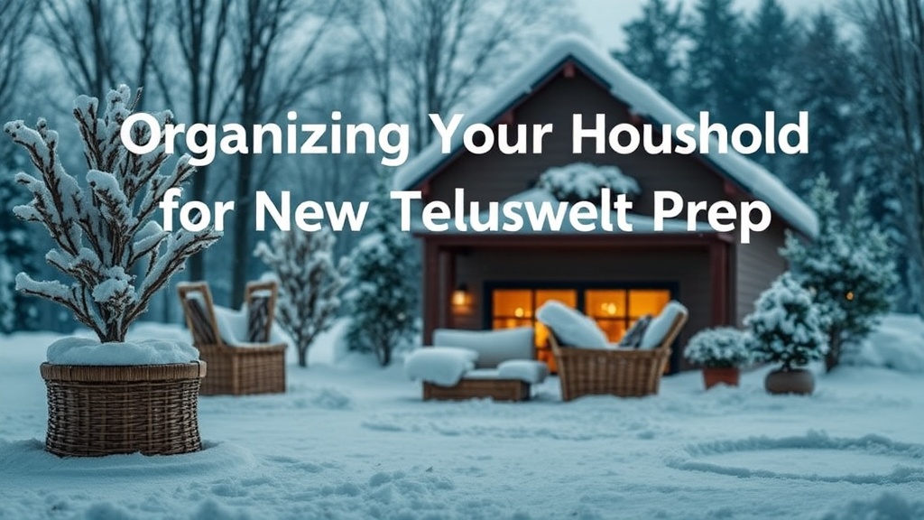 Organizing Your Household for New Tecumseth Winter Prep